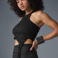 Alosoft Ribbed Revelation Tank Top — Black