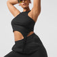 Alosoft Ribbed Revelation Tank Top — Black
