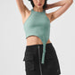Alosoft Ribbed Revelation Tank Top — Botanical Green