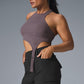 Alosoft Ribbed Revelation Tank Top — Raisinette
