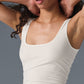 Sheer Glow Tank Top — Ivory
