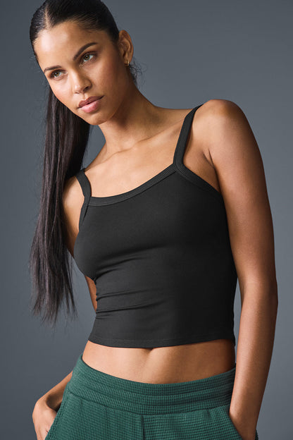 Alosoft Sweet Talker Tank Top — Black