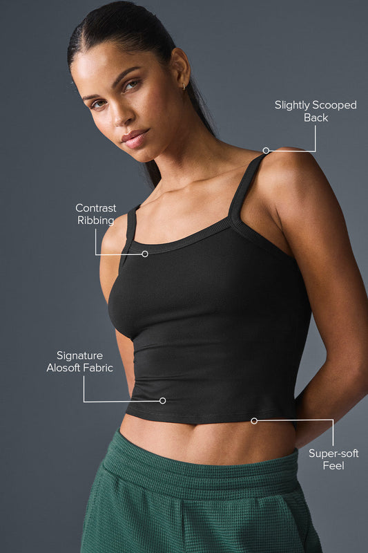 Alosoft Sweet Talker Tank Top — Black