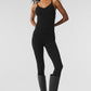 Seamless Winter Warm Plush Tank Top — Black