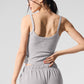 Washed Alosoft Sweet Talker Tank Top — Grey Sky Wash