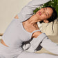 Washed Alosoft Sweet Talker Tank Top — Grey Sky Wash