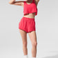 Cropped Sport Star Tank Top — Candy Red