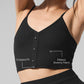 Ribbed Delicate Lounge Tank Top — Black