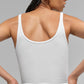 Ribbed Prosper Tank Top — White