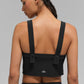 Cropped Dreamscape Tank Top — Black
