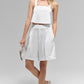 Cropped Dreamscape Tank Top — White