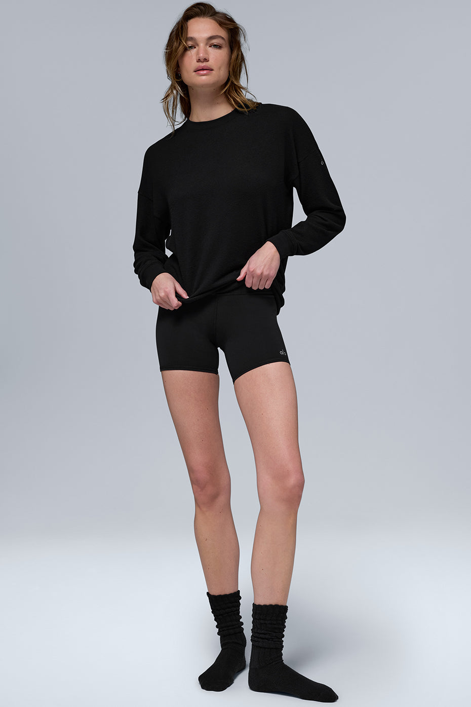 Soho Crew Sweatshirt — Black
