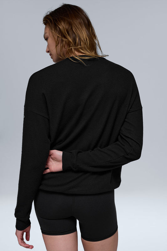 Soho Crew Sweatshirt — Black