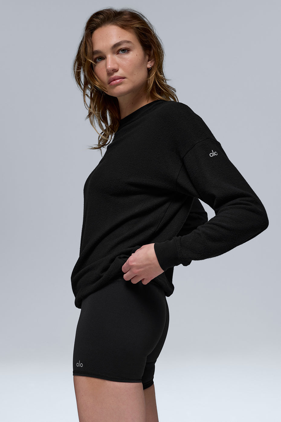 Soho Crew Sweatshirt — Black