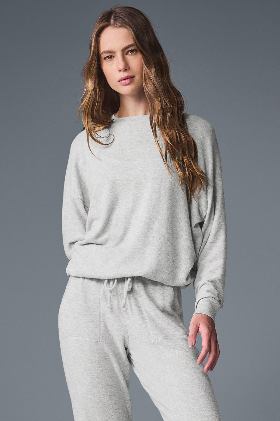Soho Crew Sweatshirt — Athletic Heather Grey