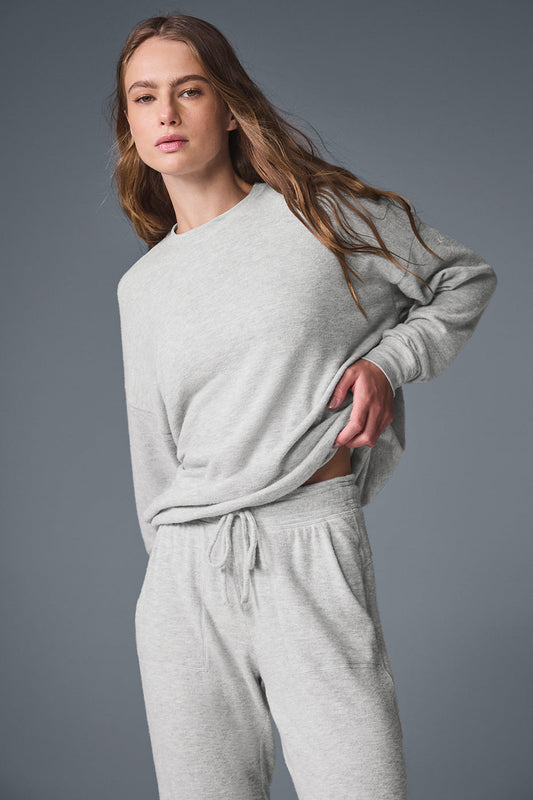 Soho Crew Sweatshirt — Athletic Heather Grey