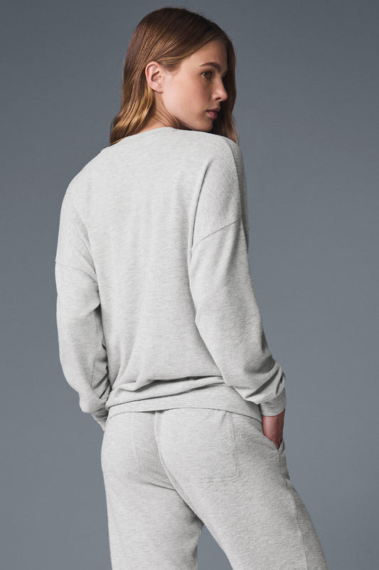 Soho Crew Sweatshirt — Athletic Heather Grey