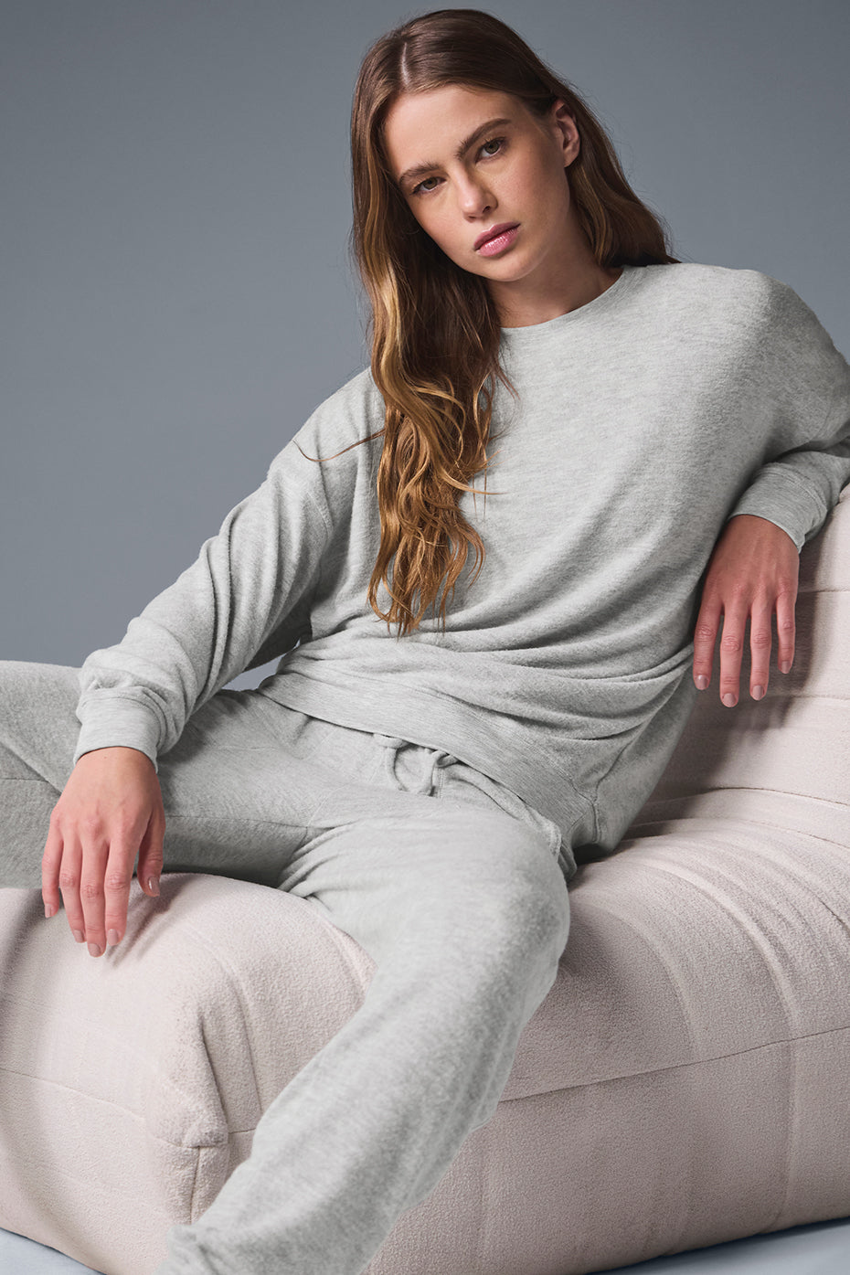 Soho Crew Sweatshirt — Athletic Heather Grey