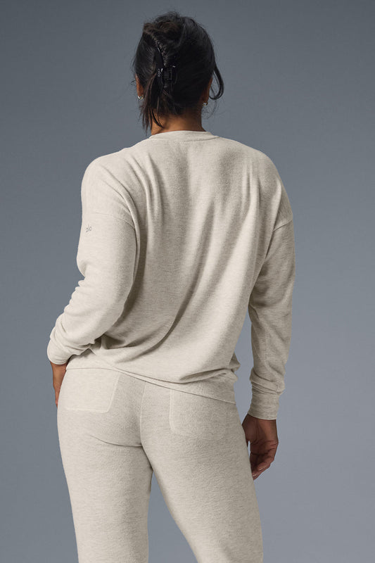 Soho Crew Sweatshirt — Oatmeal Heather