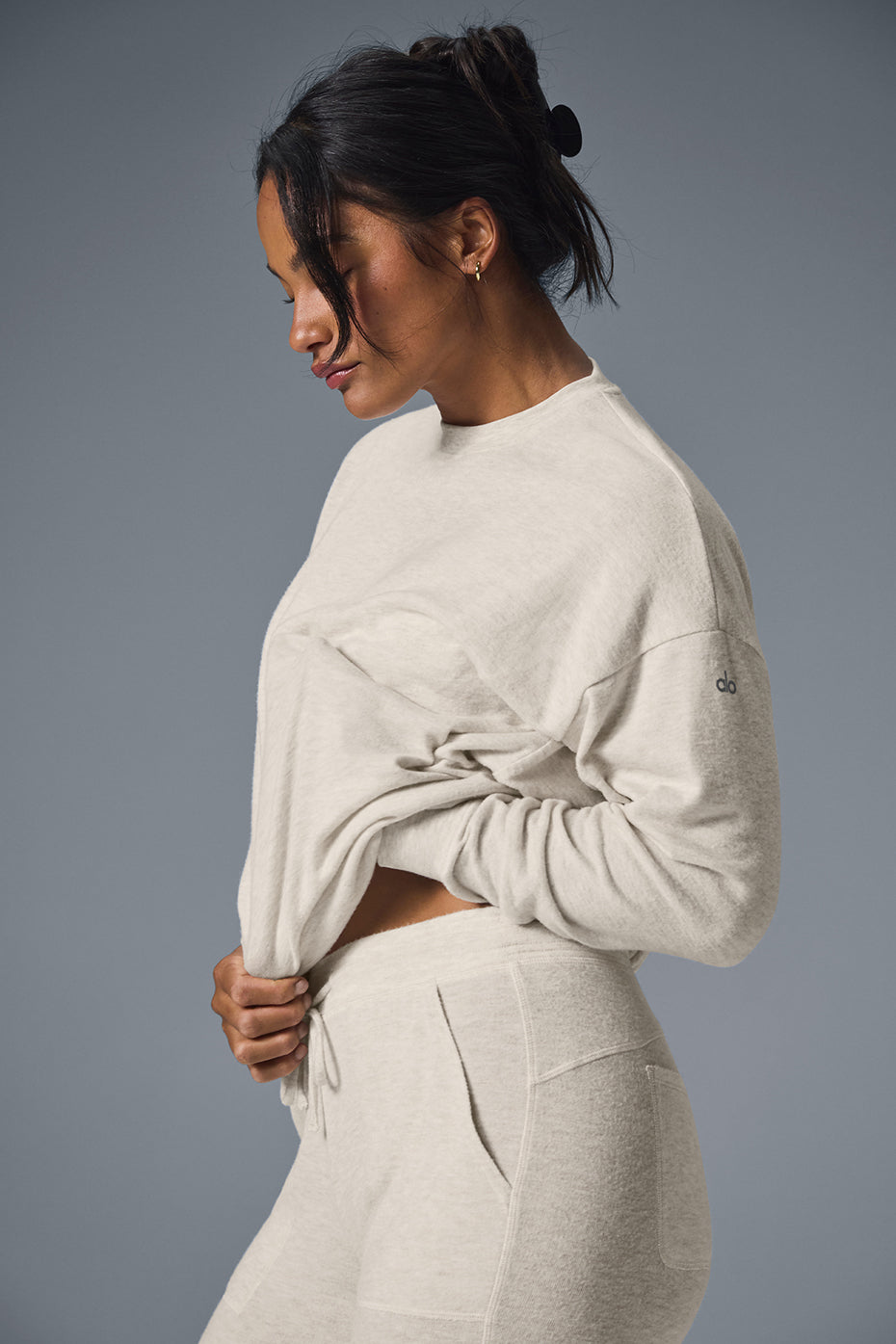 Soho Crew Sweatshirt — Oatmeal Heather