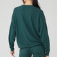 Soho Crew Sweatshirt — Midnight Green
