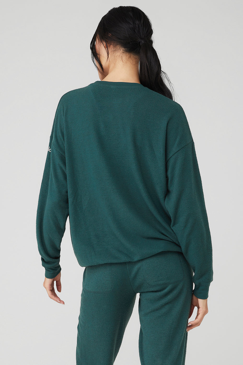 Soho Crew Sweatshirt — Midnight Green