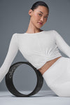 Cover Long‑Sleeve Top — White