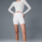 Cover Long‑Sleeve Top — White