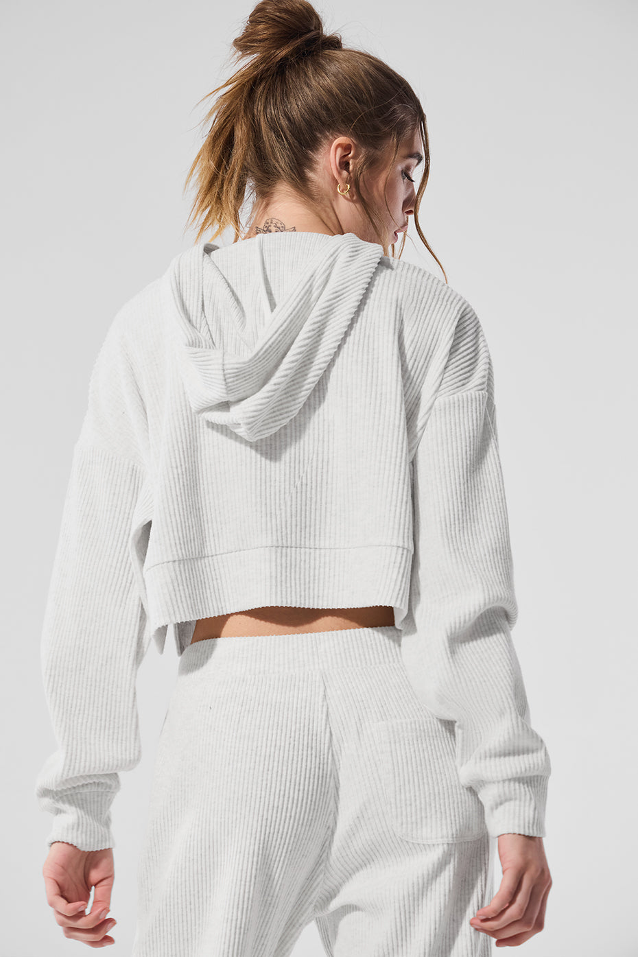 Muse Hooded Sweatshirt — White Heather