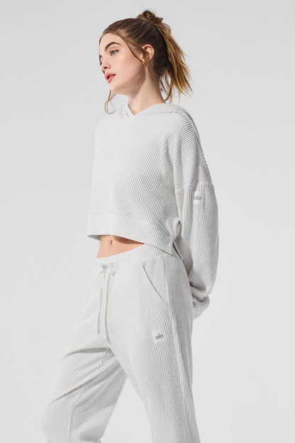 Muse Hooded Sweatshirt — White Heather