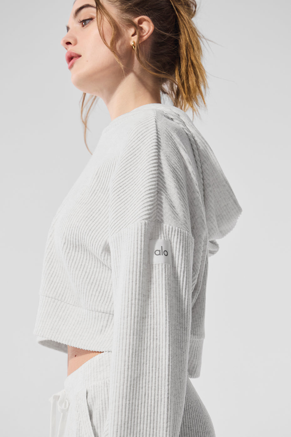 Muse Hooded Sweatshirt — White Heather