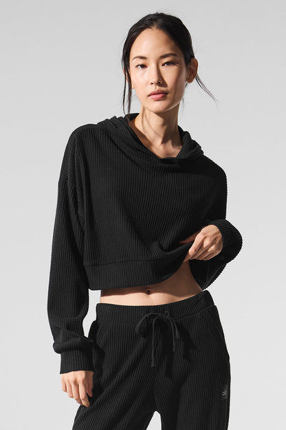 Muse Hooded Sweatshirt — Black