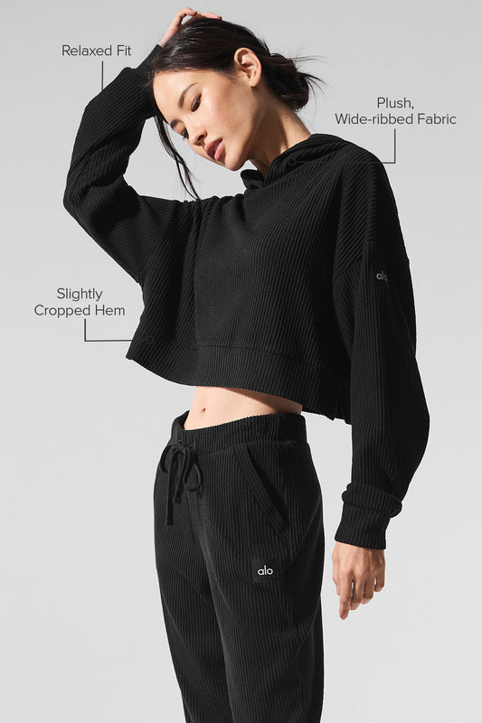 Muse Hooded Sweatshirt — Black