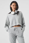Muse Hooded Sweatshirt — Athletic Heather Grey