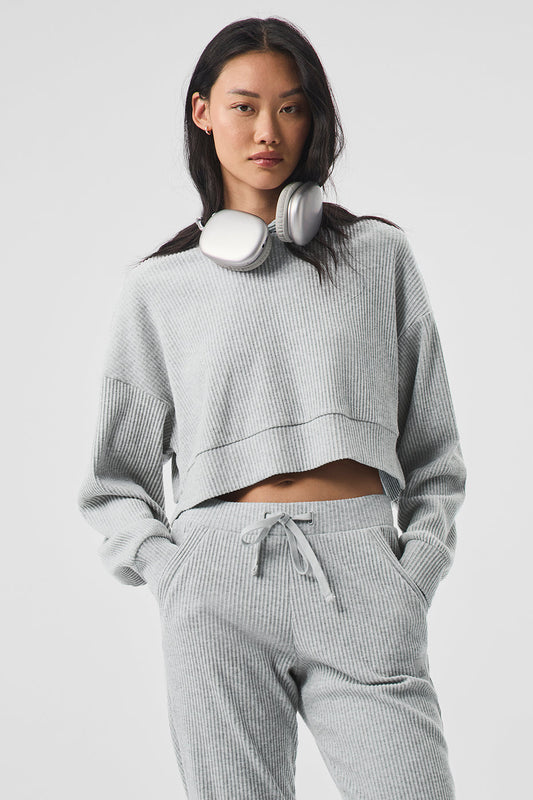Muse Hooded Sweatshirt — Athletic Heather Grey