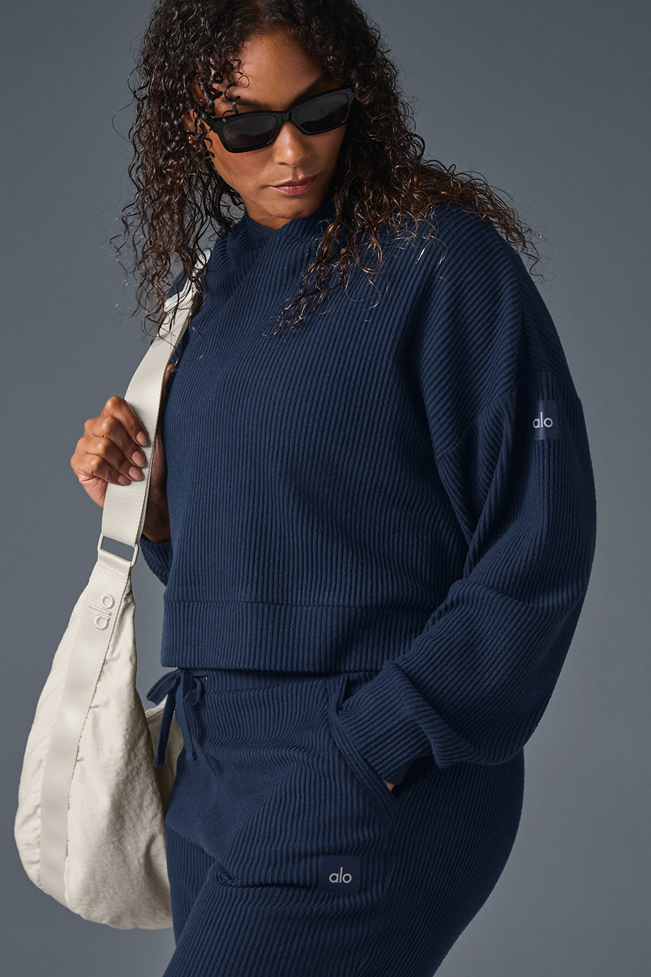 Muse Hooded Sweatshirt — Navy