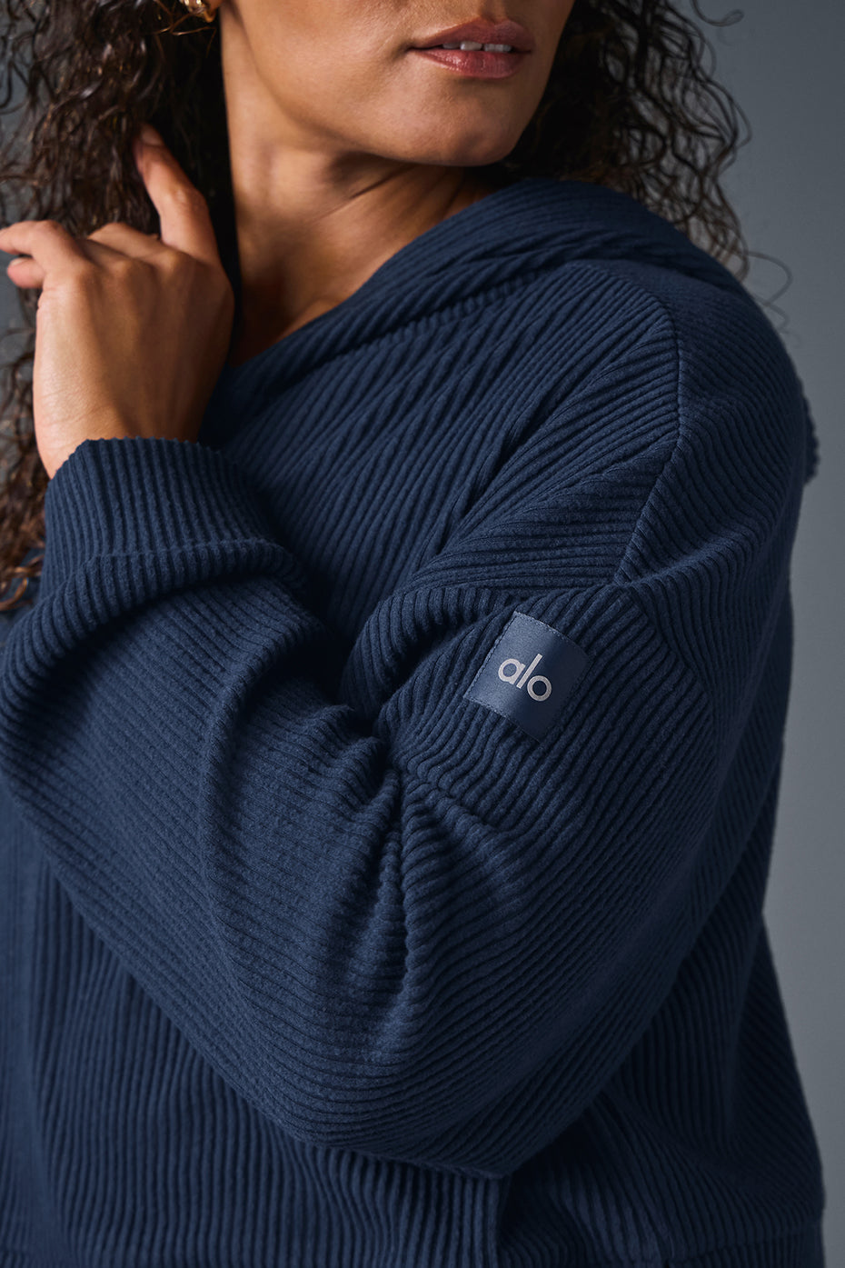 Muse Hooded Sweatshirt — Navy