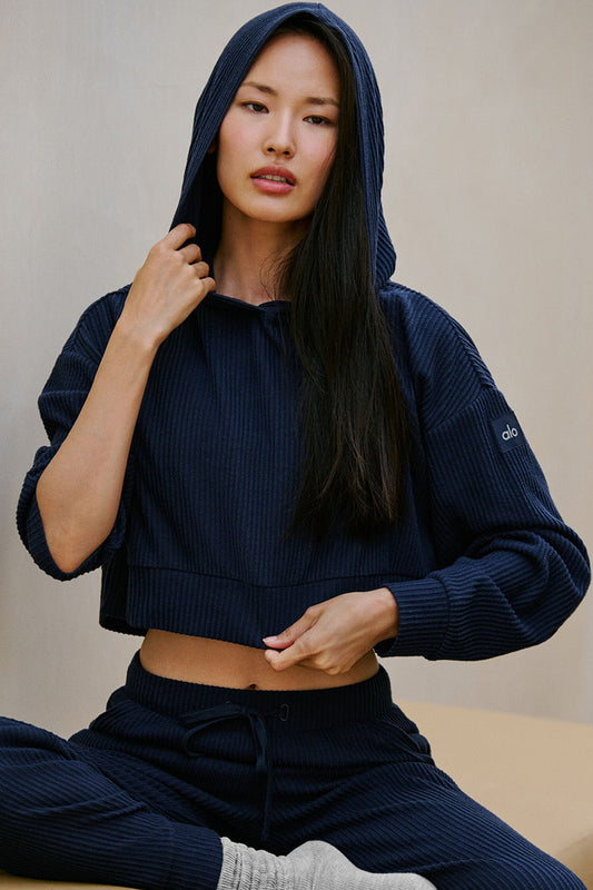Muse Hooded Sweatshirt — Navy