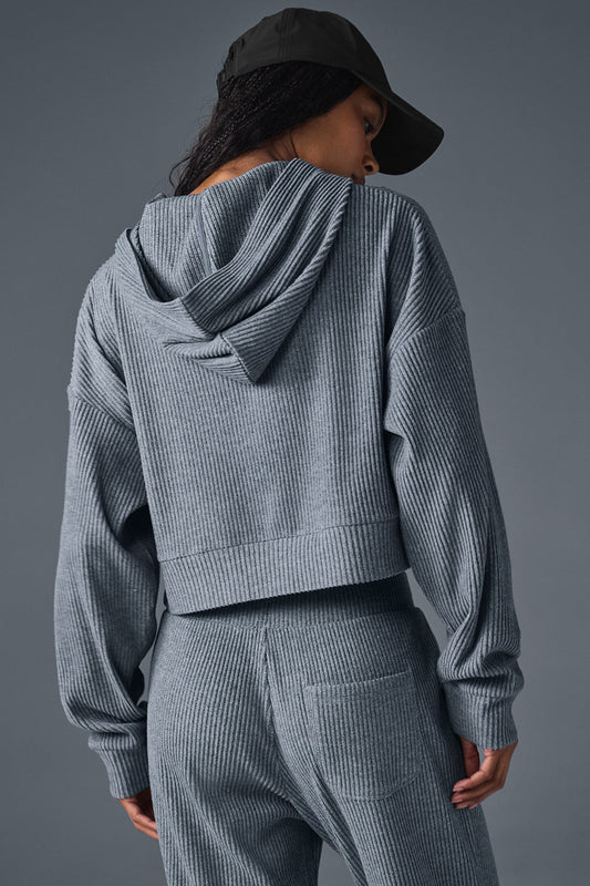 Muse Hooded Sweatshirt — Steel Grey Heather