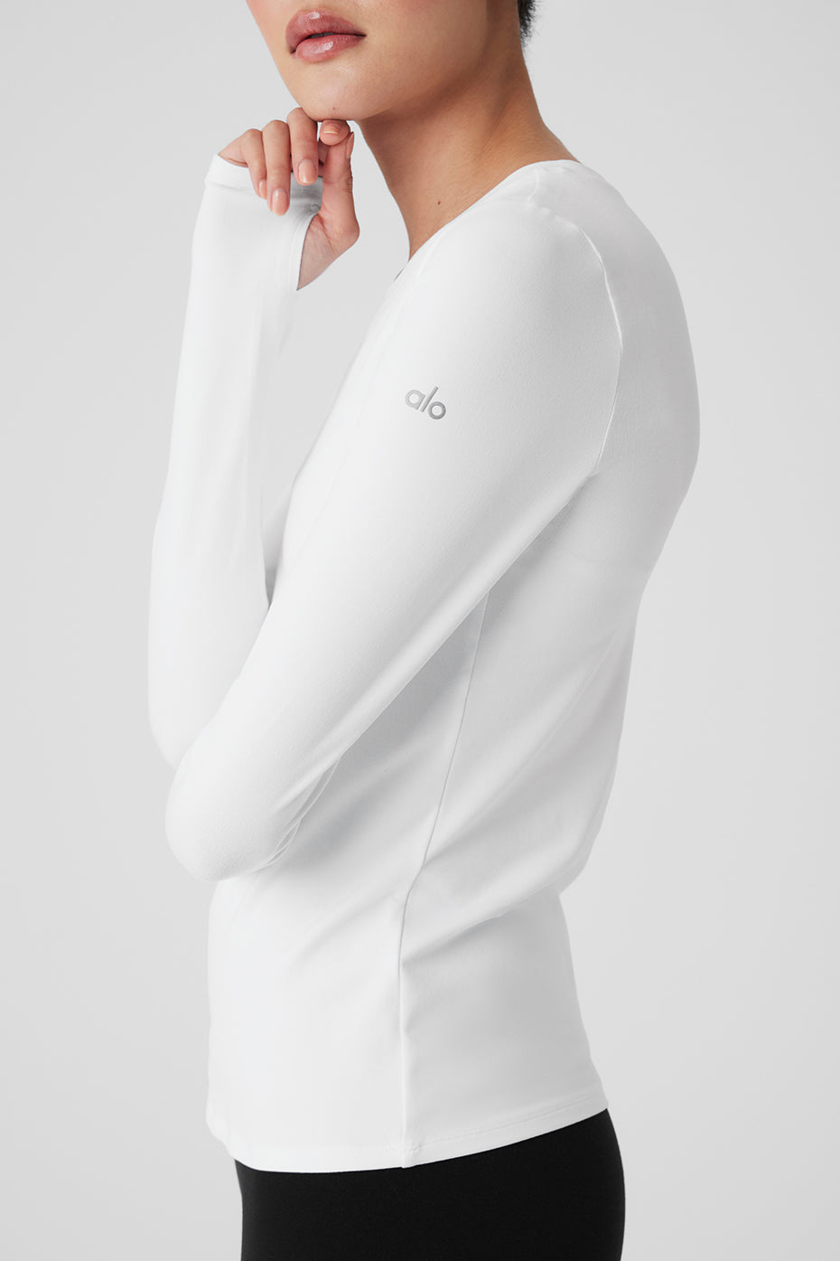 Alosoft Finesse Long‑Sleeve — White