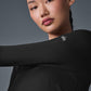 Alosoft Finesse Long‑Sleeve — Black