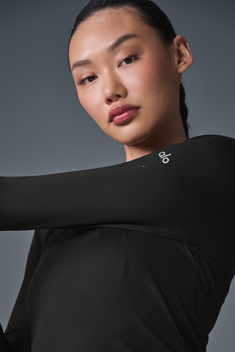 Alosoft Finesse Long‑Sleeve — Black