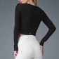 Gather Long‑Sleeve — Black