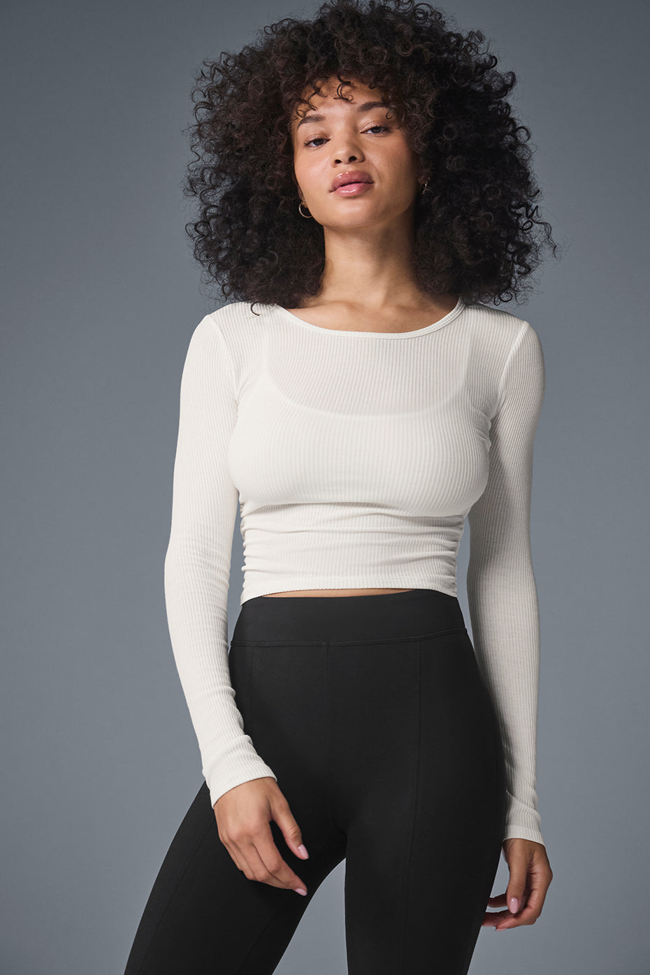 Gather Long‑Sleeve — Ivory