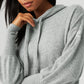 Cashmere Jet Set Hooded Sweatshirt — Dove Grey Heather