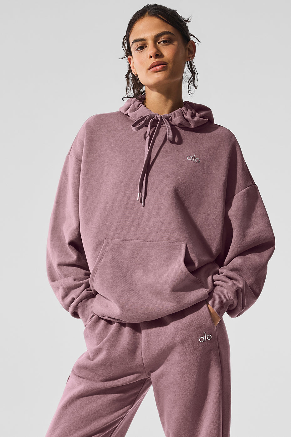 Accolade Hooded Sweatshirt — Smoky Quartz