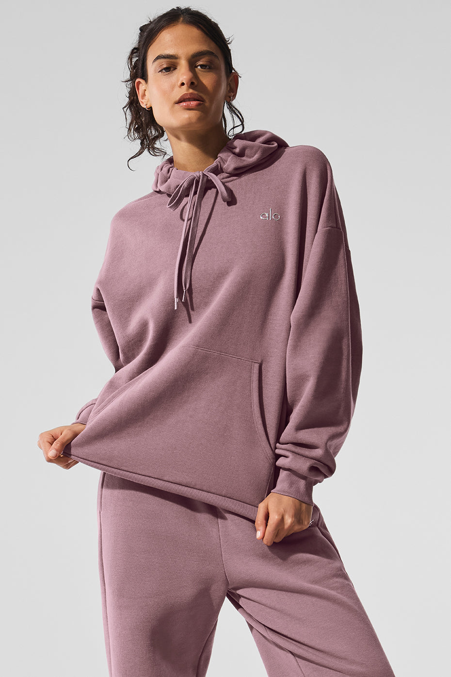 Accolade Hooded Sweatshirt — Smoky Quartz