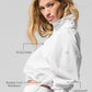 Cropped 1/4 Zip Alumni Crew Sweatshirt — White