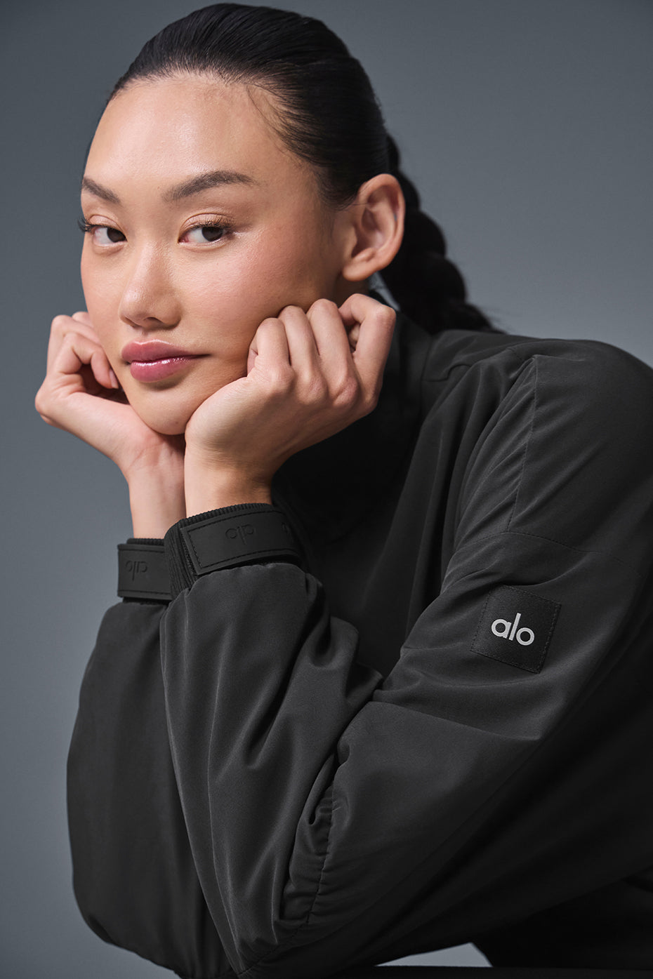 Cropped Elevation Coverup — Black