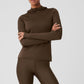 Airlift Winter Warm Hooded Runner — Espresso